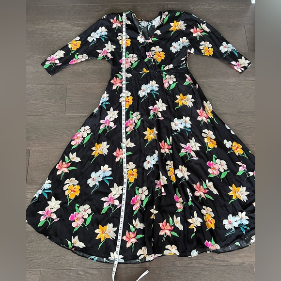Women’s Zara Floral Print Dress SZ large - Picture 11 of 12